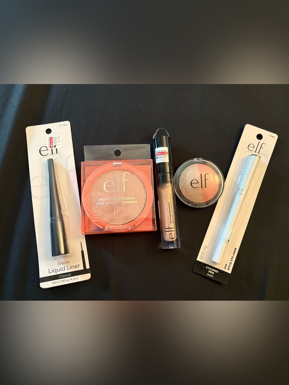 e.l.f. Shimmering 5 piece Face & Lip Set NWT